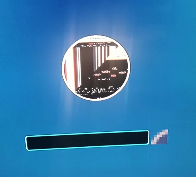 How my login screen greeted me today – Image