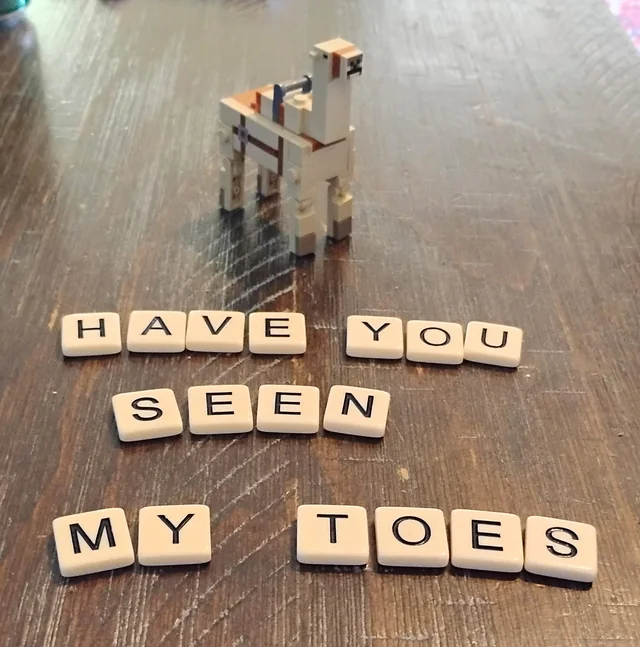 Kids were playing with Legos and Bananagrams, had some fun #1 – Image