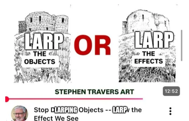 Larp it right, not larp what's left – Image