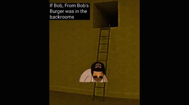 Honestly, This will How Bob Will act if he had found his way in the backrooms ( Edit made by me ) – Image