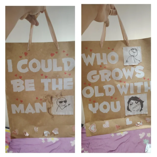 Found my 2013 custom-made gift bag to my gf(now my wife) #1 – Image