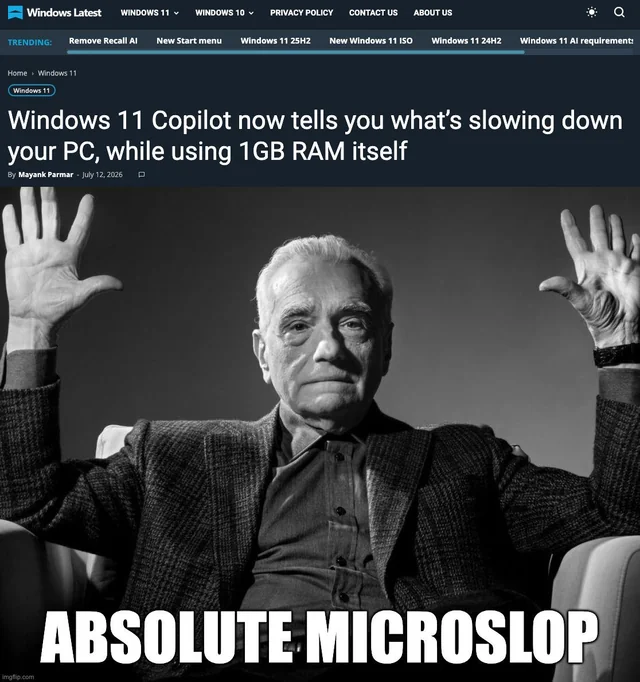 Microslop is at it again #1 – Image