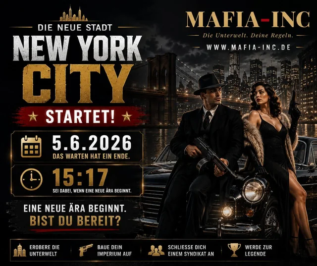 Neu-auflage des (freien) Browsergame klassikers Mafia-inc! Sei von Anfang an dabei! #1 – Image