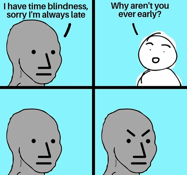 "Time blindness" – Image