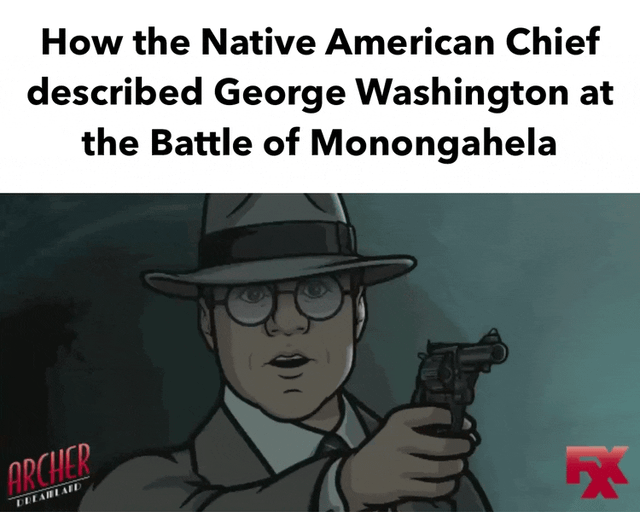 George Washington had some insane plot armor – Image