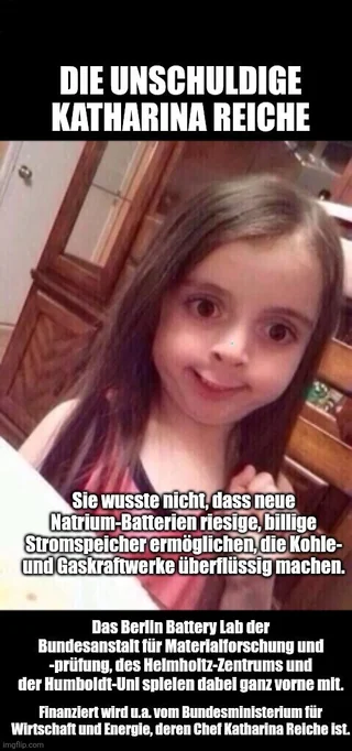 Die unschuldige Katharina Reiche, – Image