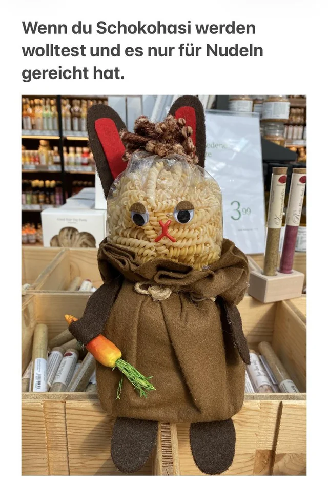 Das Leben ist hart wie ungekochte Pasta. – Image