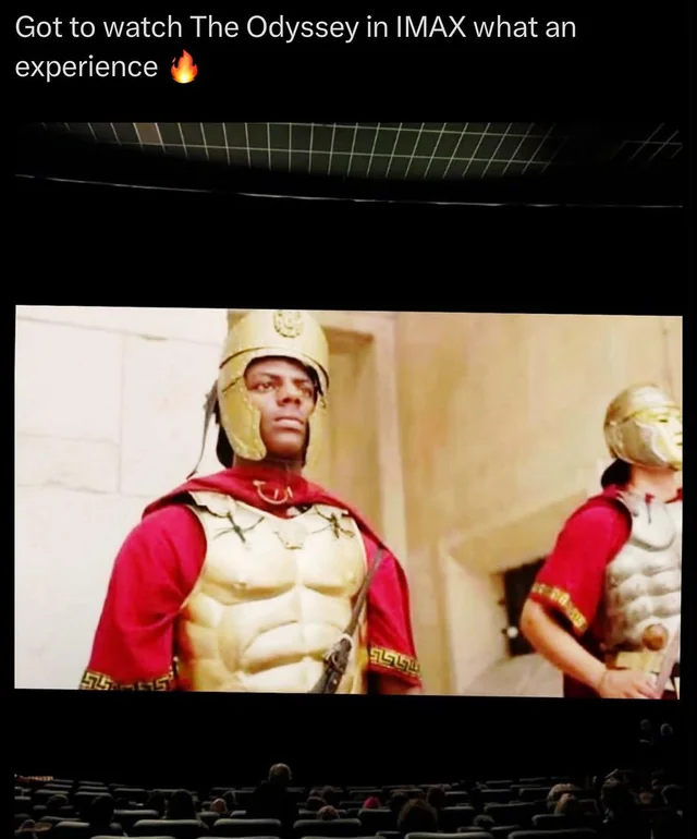 Got to watch The Odyssey in IMAX what an experience 🔥 – Image