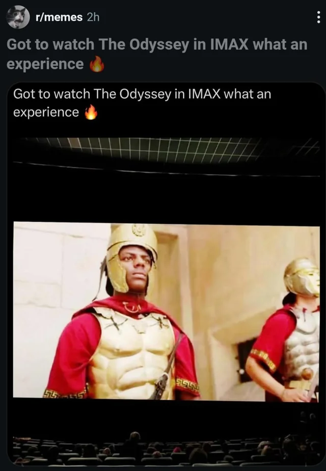 Got to watch The Odyssey in IMAX what an experience 🔥 #1 – Image