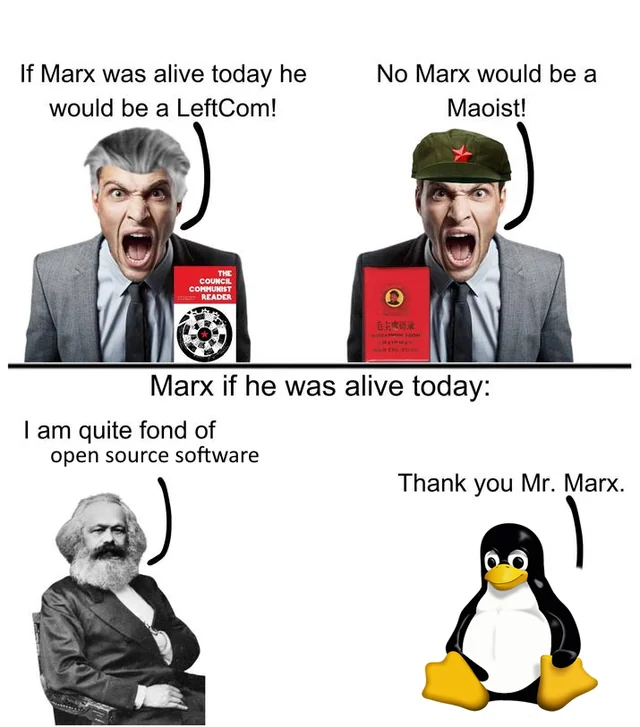 Marx would use MY distro! – Image