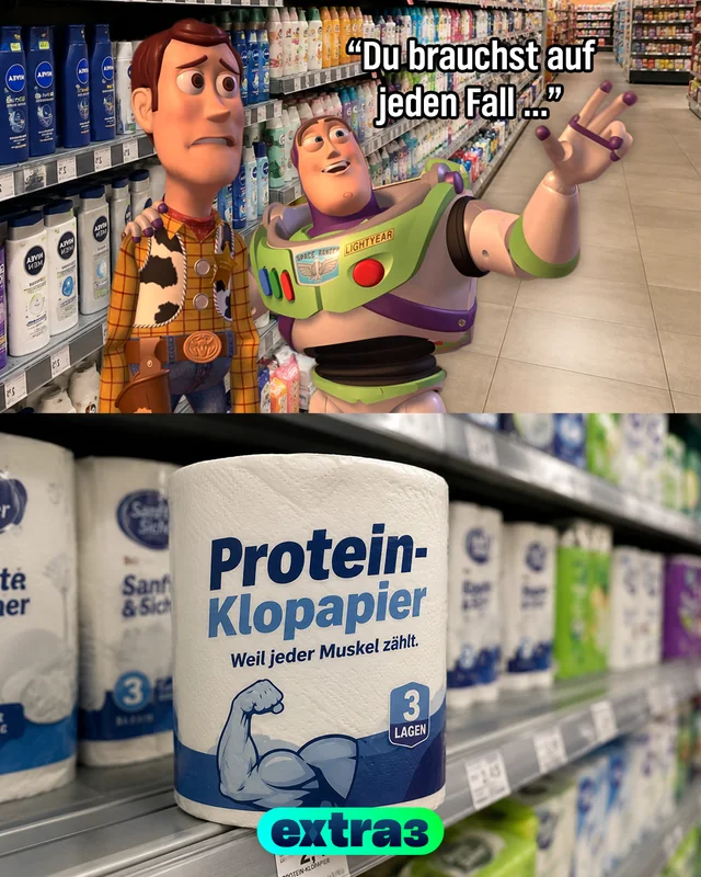 Ohne Protein kommt mir gar nix mehr in die Einkaufstasche #1 – Image