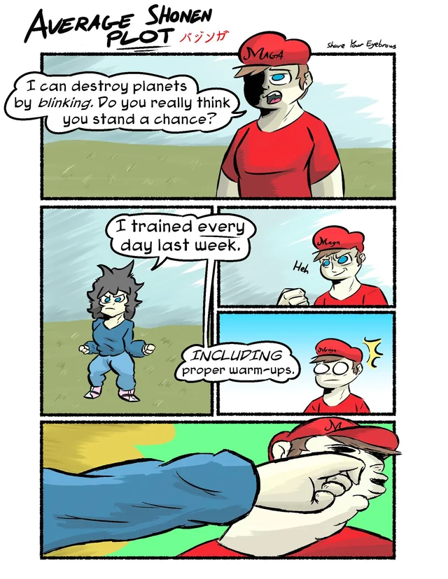 [OC] Average Shonen Plot #1 – Image