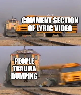 Great, I love getting secondhand trauma/s – Image