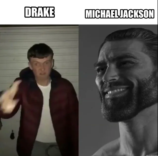 When Drake wears MJ's Glove – Image